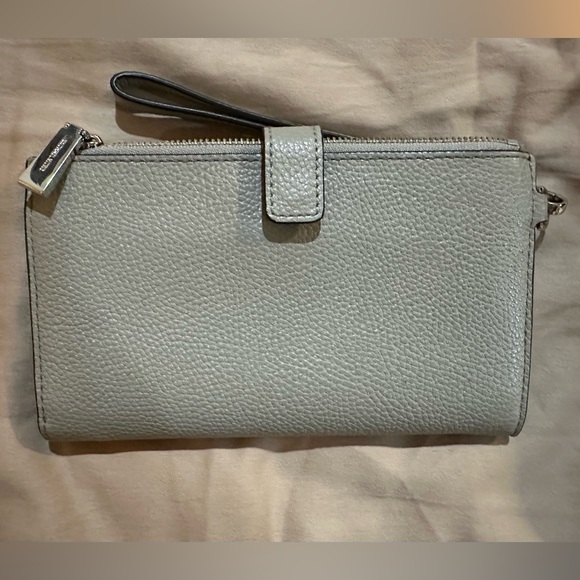 MK Michael Kors Double Zip Jet Set Wallet Grey - Picture 3 of 4